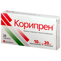 Корипрен таблетки 10мг+20мг фото