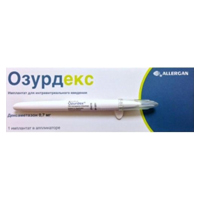 Озурдекс имплантат для интравитреального введения 0,7мг фото