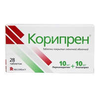 Корипрен таблетки 10мг+10мг фото