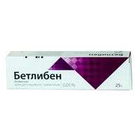 Бетлибен крем 0,05% 25г фото
