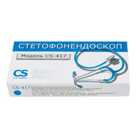 Стетофонендоскоп "CS Medica" CS-417 (голубой) фото