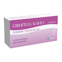 Овипол Клио суппозитории 0,5мг фото