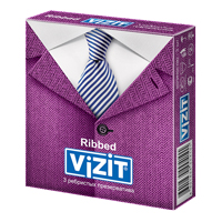 Vizit презерватив Ribbed ребристые фото