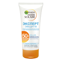 Крем солнцезащитный "Ambre Solaire" "Экстра защита" для светлой кожи и кожи чувствительной к солнечным лучам марки "Garnier" SPF50+ 200мл фото