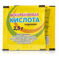 Аскорбиновая кислота порошок 2,5г фото