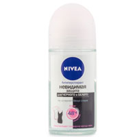 Nivea дезодорант "Черное и Белое. Невидимый Clear" шариковый 50мл фото