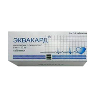 Эквакард таблетки 5мг+10мг фото