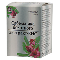 Сабельника болотного экстракт - ВИС капсулы массой 0,4г фото