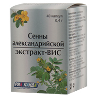 Сенны александрийской экстракт - ВИС капсулы массой 0,4г фото