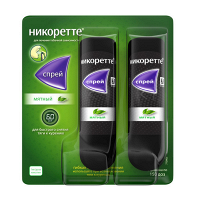 Никоретте спрей мятный 1мг/доза 13,2мл (150 доз) фото