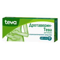 Дротаверин-Тева таблетки 40мг фото