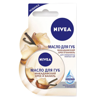 Nivea масло для губ "Макадамский орех и ваниль" 16.7г фото