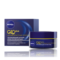 Nivea крем ночной "Q10 plus. Антивозрастная программа" 50мл фото