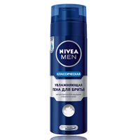 Nivea Men пена для бритья Классическая 200мл фото