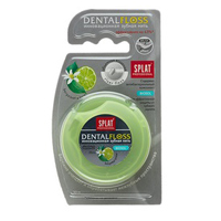 Зубная нить "SPLAT" "DentalFloss" объемная с ароматом бергамота и лайма 30м фото