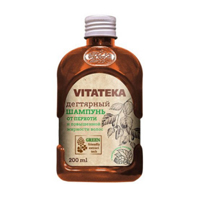 Vitateka шампунь дегтярный от перхоти и повышенной жирности волос 200мл фото