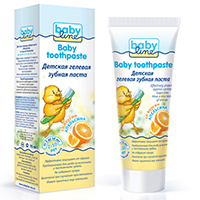 Детская зубная паста "BabyLine" со вкусом Апельсина гелевая для детей от 2-х до 10 лет 75мл фото