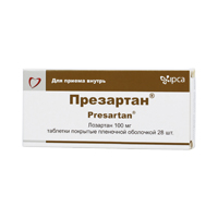 Презартан таблетки 100мг фото