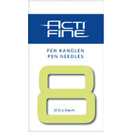 Иглы "Acti-Fine" инсулиновые 31G (0,25х8мм) фото