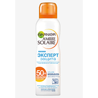 Спрей солнцезащитный "Ambre Solaire" "Эксперт защита" сухой марки "Garnier" SPF50+ 200мл фото