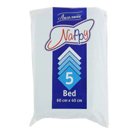 Простыни "Ангелина" Nappy одноразовые гигиенические 60х40см фото