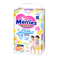Merries Baby Diapers Walker подгузники трусики для детей размер XL (12-22кг) фото