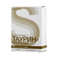 Таурин-СОЛОфарм капли 4% 0,4мл фото