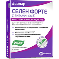 Эвалар "Селен Форте с витамином С" таблетки 0,24г фото