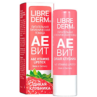 Librederm "AEVIT" помада Дикая клубника питательная 4г фото