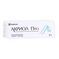 Акриол Про крем 25мг/г+25мг/г 5г фото
