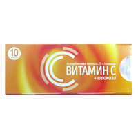 Аскорбиновая кислота 25 + глюкоза жевательные таблетки массой 770мг фото