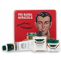 Proraso набор Gino (крем до бритья 100мл, крем для бритья 150мл, бальзам после бритья 100мл) фото