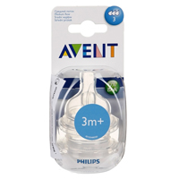 Соска "Филипс Авент" силиконовая от 3 месяцев SCF968/21 фото