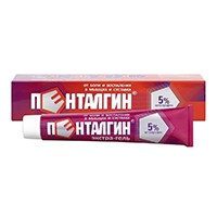 Пенталгин экстра-гель гель 5% 30г фото