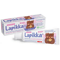 Детская зубная паста "Lapikka" Baby Бережный уход с кальцием и календулой 45г фото