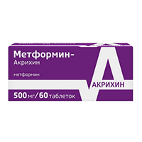 Метформин-Акрихин таблетки 500мг фото