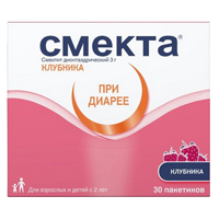 Смекта порошок клубничный 3г/3,76г фото