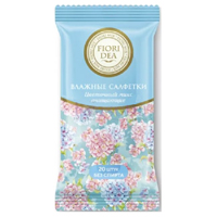 Fiori Dea салфетки Цветочный микс влажные очищающие фото