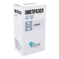 Омепразол лиофилизат для инъекций 40мг фото