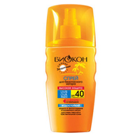 Спрей солнцезащитный "Биокон" для безопасного загара SPF40 "Высокая защита" 160мл фото