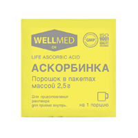 Аскорбинка Life Ascorbic acid порошок 2,5г фото
