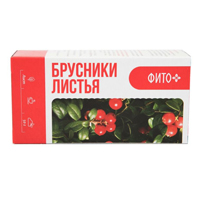 Целебная поляна "Брусники листья" "Фито+" россыпь 50г фото