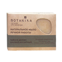 Мыло "Botanika" "Чайное дерево / Шалфей мускатный" натуральное твердое 100г фото