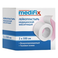 Лейкопластырь "Импэкс-Мед" Medifix медицинский фиксирующий на тканевой основе 2х500см фото