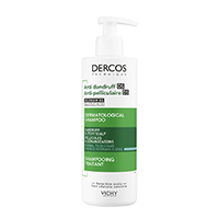 VICHY "Dercos Technique" шампунь уход "Anti-Dandruff DS" интенсивный "Против перхоти DS" для нормальных и жирных волос 390мл фото