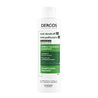 VICHY "Dercos Technique" шампунь уход "Anti-Dandruff DS" интенсивный "Против перхоти DS" для нормальных и жирных волос 200мл фото
