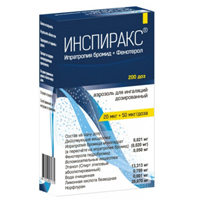 Инспиракс аэрозоль 20мкг+50мкг/доза (200 доз) фото