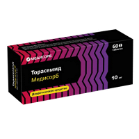 Торасемид Медисорб таблетки 10мг фото