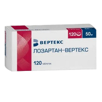 Лозартан-Вертекс таблетки 50мг фото