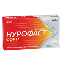 Нурофаст Форте таблетки 400мг фото